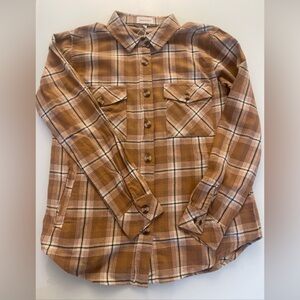 Thread & Supply Plaid Button Down Shirt, Size S